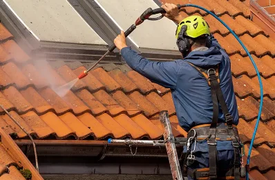 Démoussage et hydrofuge de toiture à la Houssoye